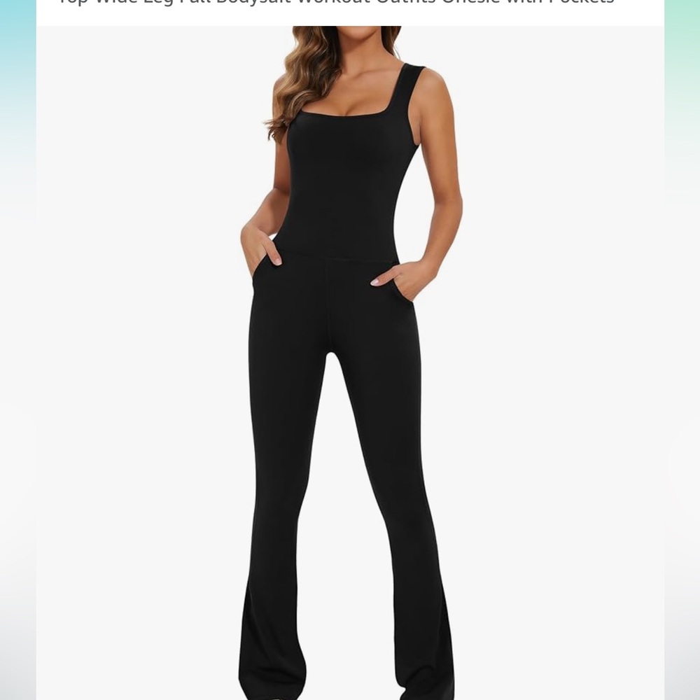 Flare pant jumpsuit